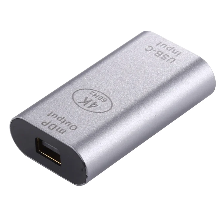 PC4945S_1.webp Type-C / USB-C Female to Mini DP Female Aluminium Alloy Adapter - Image 2