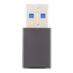 USB 3.0 Male to Type-C / USB-C Female Aluminium Alloy Adapter - Image 4