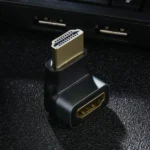 HDMI male to HDMI Female 90 Degree Elbow Head Aluminium Alloy Adapter - Image 5