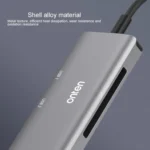 Onten 91882 5 In 1 USB3.0 x3 + SD + TF + CF Type-C / USB-C OTG Multi-function Card Reader - Image 6