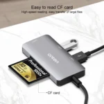 Onten 91882 5 In 1 USB3.0 x3 + SD + TF + CF Type-C / USB-C OTG Multi-function Card Reader - Image 8