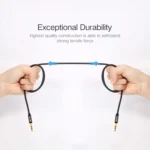 REXLIS 3629 3.5mm Male to Male Car Stereo Gold-plated Jack AUX Audio Cable for 3.5mm AUX Standard Digital Devices, Length: 1.8m - Image 5