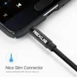 REXLIS 3629 3.5mm Male to Male Car Stereo Gold-plated Jack AUX Audio Cable for 3.5mm AUX Standard Digital Devices, Length: 1.8m - Image 6