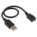 USB Male to Micro USB Female Converter Cable, Cable Length: about 22cm - Image 2