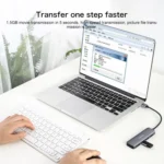 Lenovo C04 4 In 1 Type-C / USB-C to USB-C Converter Splitter Hub - Image 6