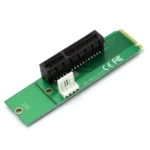 PCI-E 4X Female to NGFF M.2 M Key Male Adapter Converter Card with Power Cable - Image 2