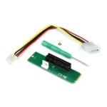 PCI-E 4X Female to NGFF M.2 M Key Male Adapter Converter Card with Power Cable - Image 4