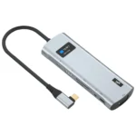 V261A 12 in 1 Elbow USB-C/Type-C to USB Digital Display Docking Station HUB Adapter - Image 2