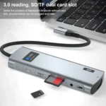 V261A 12 in 1 Elbow USB-C/Type-C to USB Digital Display Docking Station HUB Adapter - Image 11