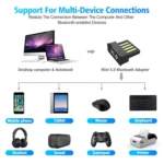 LY038 USB Mini Square Bluetooth 5.0 Adapter - Image 3