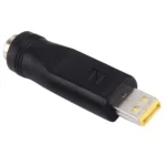 5.5x2.1mm Female to Small Square (Second Generation) Male Interfaces Power Adapters for Lenovo Laptop Notebook