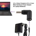 4.5 x 3.0mm Female to 5.5 x 2.1mm Male Interfaces Power Adapter for Laptop Notebook - Image 5