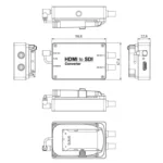 SEETEC 1 x HDMI Input to 2 x SDI Output Converter - Image 10