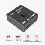 4K HD Video Smart Two-way HDMI Switcher - Image 3