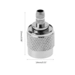 10 PCS TNC Male RF Coax Connector for Cable RG58 RG142 RG400 LMR195 - Image 5