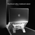 COOLCOLD U2S Portable Foldable Hollow Double Triangle Height Adjustable Aluminum Alloy Bracket for Laptop - Image 11