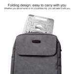 COOLCOLD U2S Portable Foldable Hollow Double Triangle Height Adjustable Aluminum Alloy Bracket for Laptop - Image 5