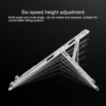 COOLCOLD U2S Portable Foldable Hollow Double Triangle Height Adjustable Aluminum Alloy Bracket for Laptop - Image 9