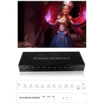 NK-BT88 4K 3X3 HDMI Video Wall Controller Multi-screen Splicing Processor with Remote Controller, EU Plug - Image 11