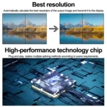 NK-BT88 4K 3X3 HDMI Video Wall Controller Multi-screen Splicing Processor with Remote Controller, EU Plug - Image 9