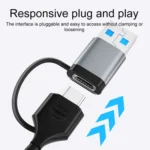V253B 5 in 1 USB + USB-C/Type-C to USB Multifunctional Docking Station HUB Adapter - Image 3