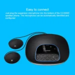Logitech CC3500e Extended Microphone STMP100 Conference System Omnidirectional Mic - Image 3