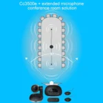 Logitech CC3500e Extended Microphone STMP100 Conference System Omnidirectional Mic - Image 4