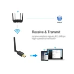 EDUP EP-AC1661 2 in 1 Bluetooth 4.2 + Dual Band 11AC 600Mbps High Speed Wireless USB Adapter WiFi Receiver - Image 8
