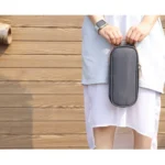 Multi-function Headphone Charger Data Cable Storage Bag, Ultra Fiber Portable Power Pack, Size: M, 16.5x6x23.5cm(Gray) - Image 7