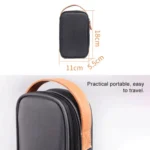 Multi-function Headphone Charger Data Cable Storage Bag, Ultra Fiber Portable Power Pack, Size: S, 11x5.5x18cm - Image 3