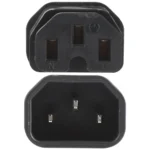 C13 to C15 Groove AC Power Plug Adapter Converter Socket - Image 4