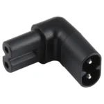 C7 to C8 Elbow AC Power Plug Adapter Converter Socket - Image 2