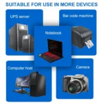 C7 to C8 Elbow AC Power Plug Adapter Converter Socket - Image 6