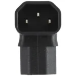 C13 to C14 Elbow (Up) AC Power Plug Adapter Converter Socket - Image 4