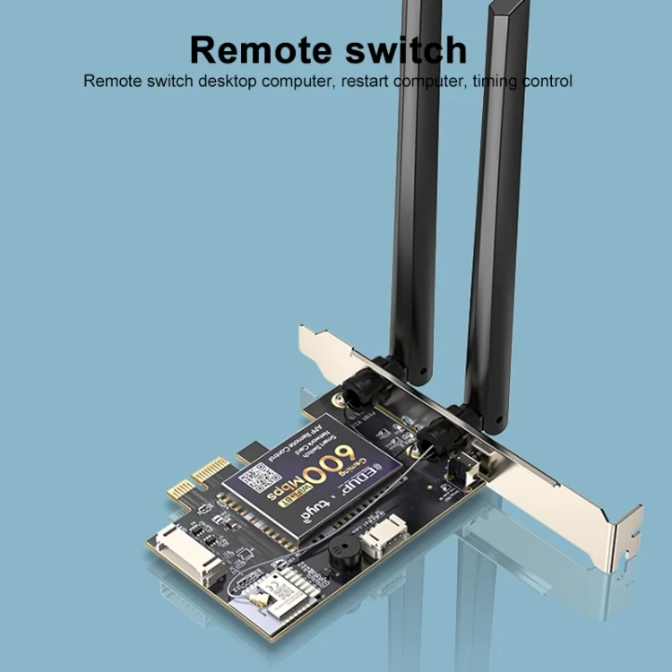 PC5945_2.webp EDUP AC600SW 600Mbps Remote Control Computer Power On and Off Network Card - Image 3