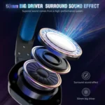 Soulbytes S11 USB + 3.5mm 4 Pin Adjustable LED Light Gaming Headset with Mic - Image 2