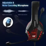 Soulbytes S11 USB + 3.5mm 4 Pin Adjustable LED Light Gaming Headset with Mic - Image 3