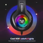 Wintory M3 USB + 3.5mm 4 Pin Adjustable RGB Light Gaming Headset with Mic - Image 5