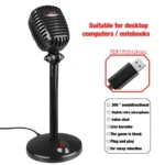 360 Degree Rotatable Driveless USB Voice Chat Device Video Conference Microphone, Cable Length: 2.2m - Image 12