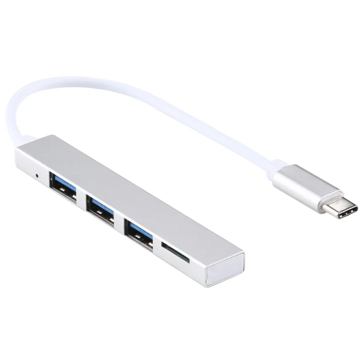 PC6051S_1.webp T-818 TF + 3 x USB 3.0 to USB-C / Type-C HUB Adapter - Image 2