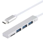 T-818 TF + 3 x USB 3.0 to USB-C / Type-C HUB Adapter - Image 4