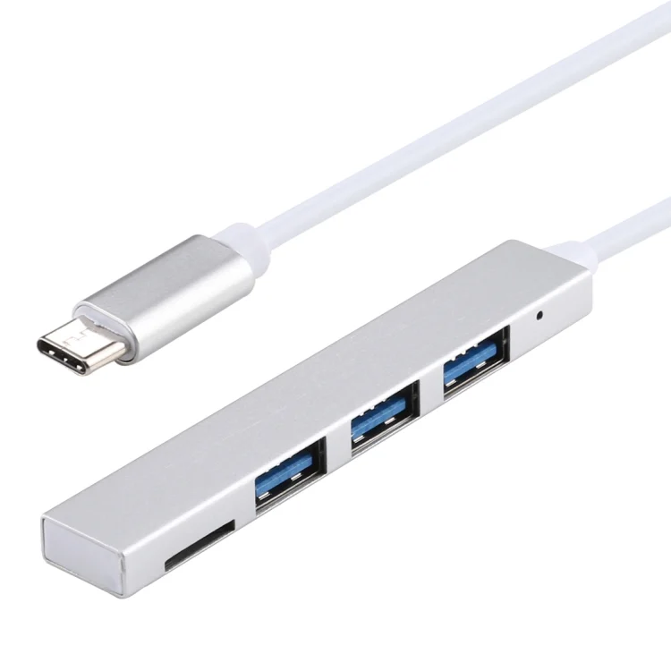 PC6051S_3.webp T-818 TF + 3 x USB 3.0 to USB-C / Type-C HUB Adapter - Image 4