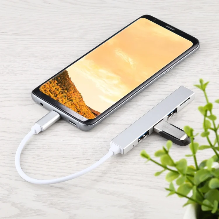 PC6051S_5.webp T-818 TF + 3 x USB 3.0 to USB-C / Type-C HUB Adapter - Image 6