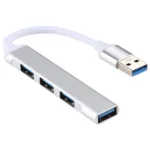 A-809 4 x USB 3.0 to USB 3.0 Aluminum Alloy HUB Adapter - Image 2