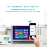 AC600Mbps 2.4GHz & 5GHz Dual Band USB 2.0 WiFi Free Drive Adapter External Network Card - Image 9