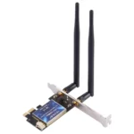 EDUP EP-9620 2 in 1 AC1200Mbps 2.4GHz & 5.8GHz Dual Band PCI-E 2 Antenna WiFi Adapter External Network Card + Bluetooth - Image 2