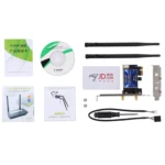 EDUP EP-9620 2 in 1 AC1200Mbps 2.4GHz & 5.8GHz Dual Band PCI-E 2 Antenna WiFi Adapter External Network Card + Bluetooth - Image 5