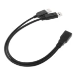 2 in 1 USB 3.0 Female to USB 2.0 + USB 3.0 Male Cable for Computer / Laptop, Length: 29cm - Image 3