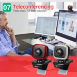 HXSJ A849 480P Adjustable 360 Degree HD Video Webcam PC Camera with Microphone - Image 9