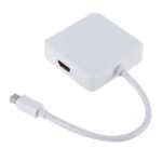 3 in 1 Mini DP Male to HDMI + VGA + DVI Female Square Adapter, Cable Length: 18cm - Image 4